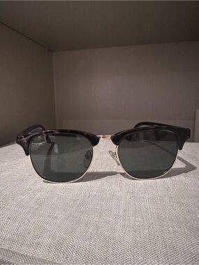 Tommy Hilfiger Clubmaster Sunglasses - Tortoiseshell & Gold